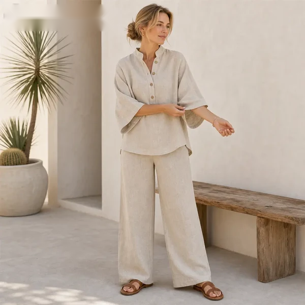 Ensemble Linéa - Tunique & Pantalon Fluide