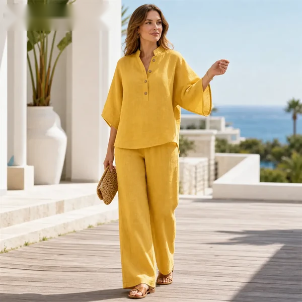 Ensemble Linéa - Tunique & Pantalon Fluide