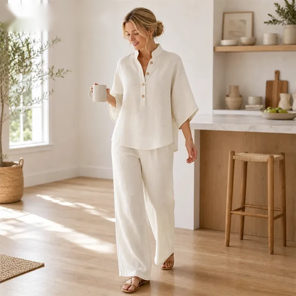 Ensemble Linéa - Tunique & Pantalon Fluide