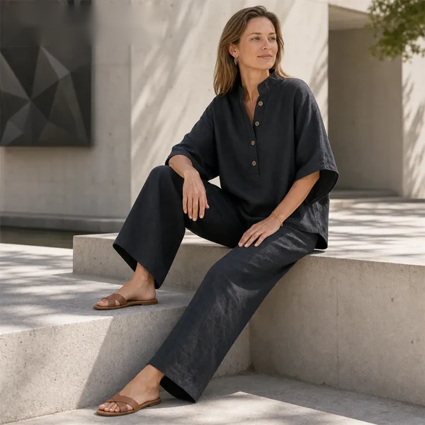 Ensemble Linéa - Tunique & Pantalon Fluide