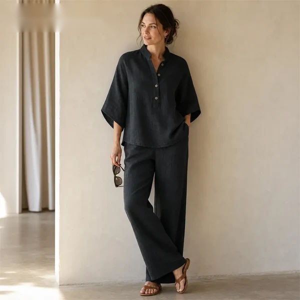 Ensemble Linéa - Tunique & Pantalon Fluide
