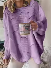 Pull oversize à manches ballon